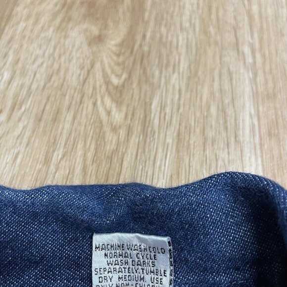 ALLISON LANE DENIM VEST BUTTON UP EMBROIDERED BUTTONS BLUE JEAN SUMMER SIZE 2X - Picture 6 of 8